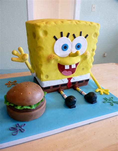 spongebob cake mold|simple spongebob cake.